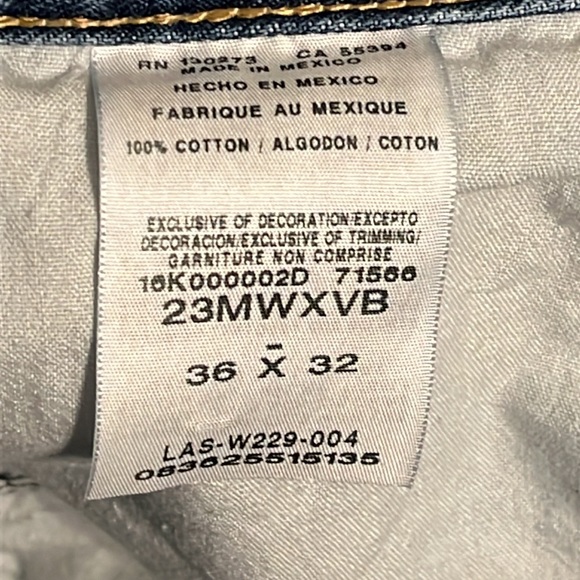 Men’s Wrangler 20X Style 23 Relaxed Straight Leg Size 36 x 32 - Picture 7 of 11